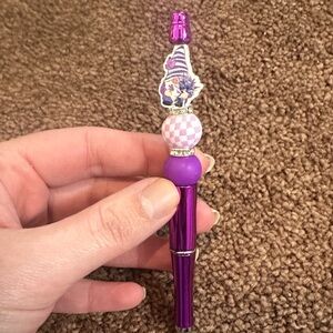 Handmade gnome pen